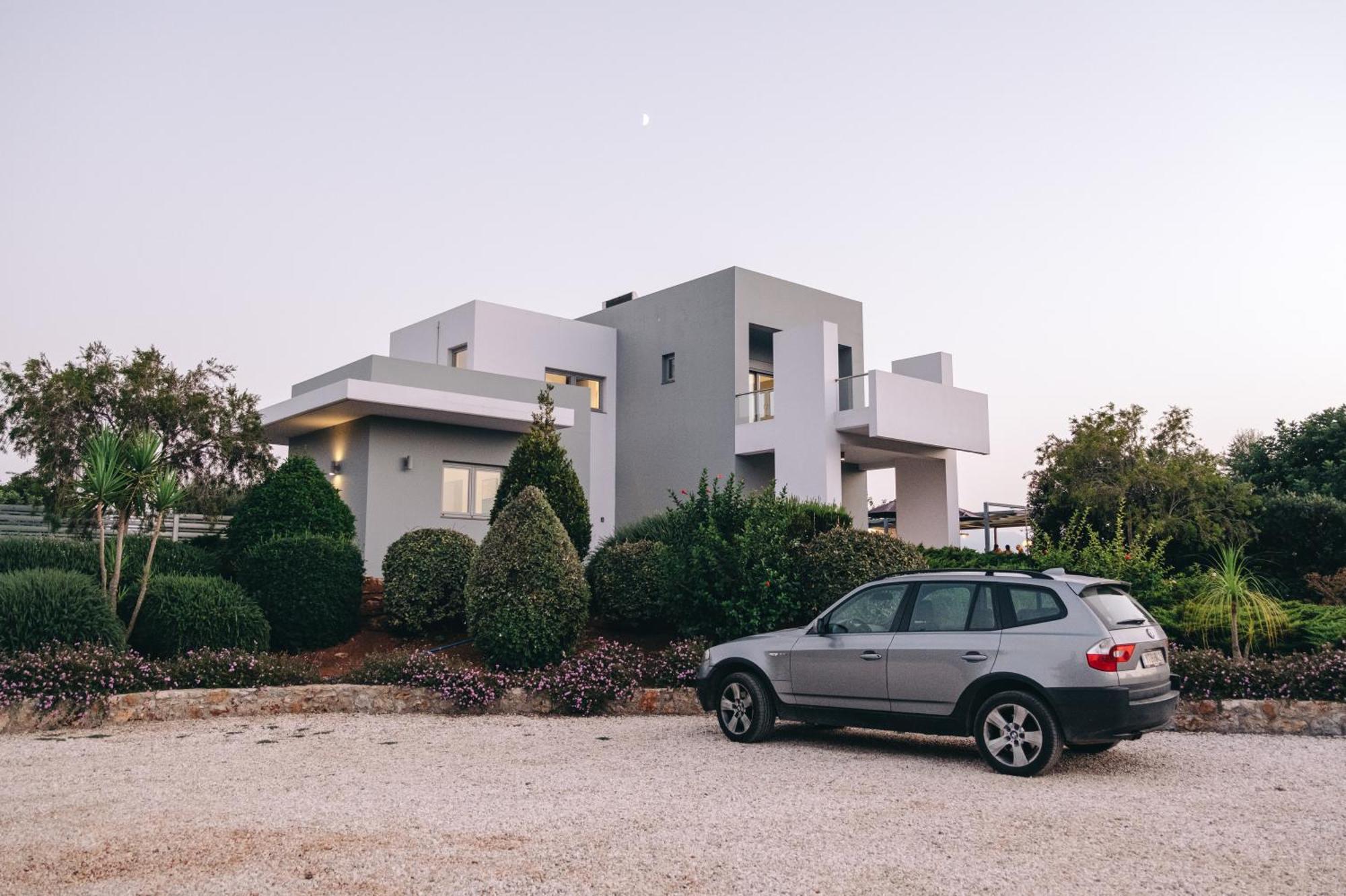 Helios A Modern Large Villa With Private Pool Set In A Quiet Location Stavrós Exterior foto