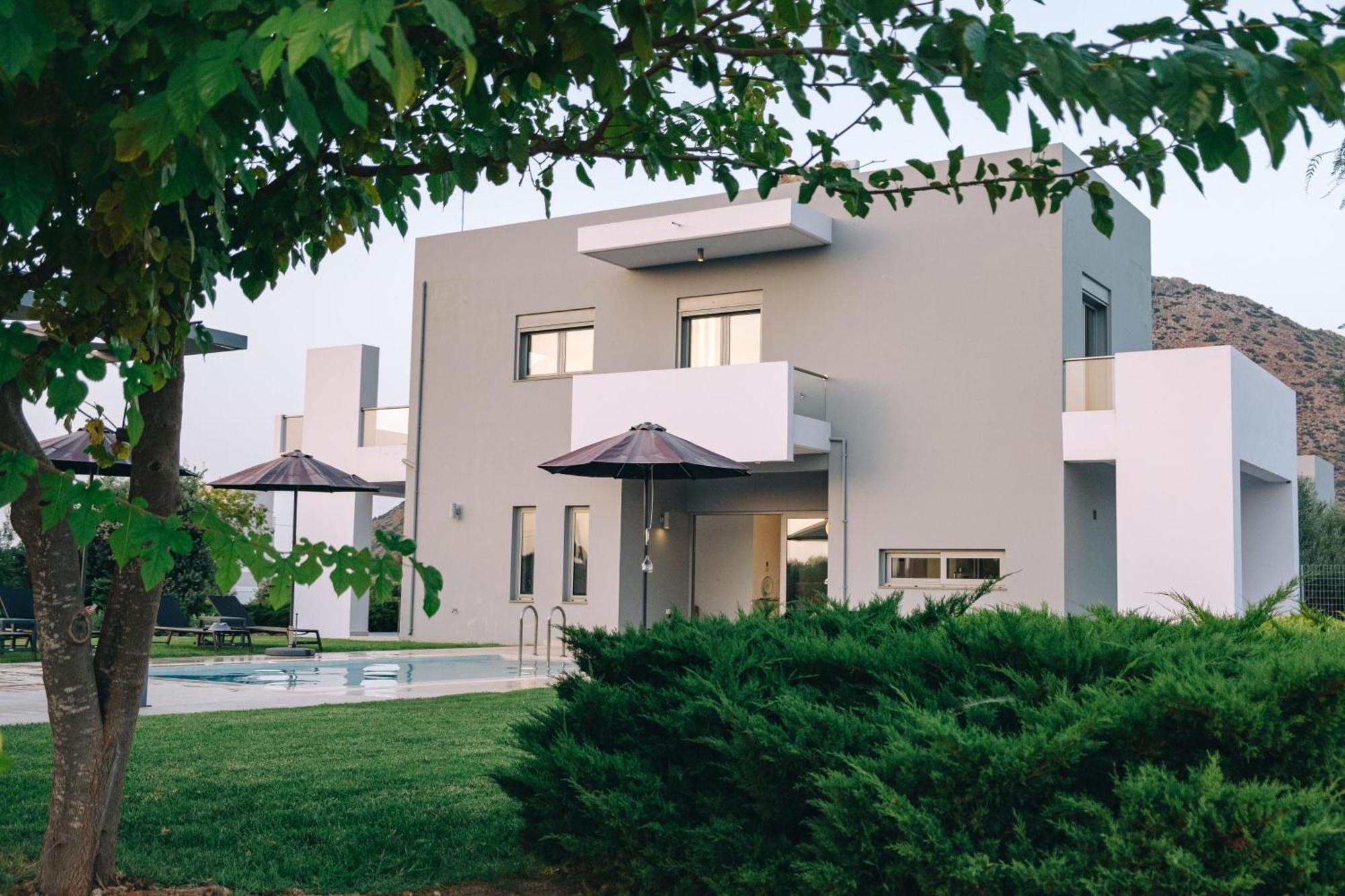 Helios A Modern Large Villa With Private Pool Set In A Quiet Location Stavrós Exterior foto